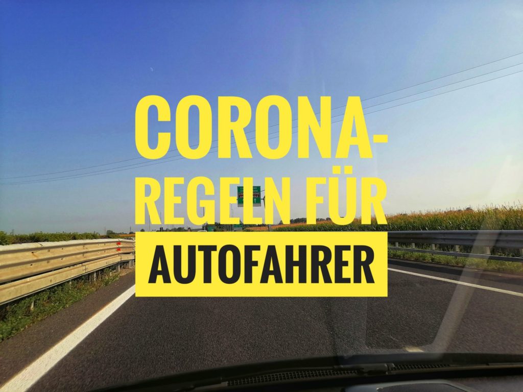 Corona-Regeln für Autofahrer in Italien