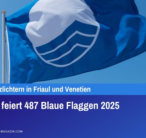 Italien feiert 487 Blaue Flaggen 2025