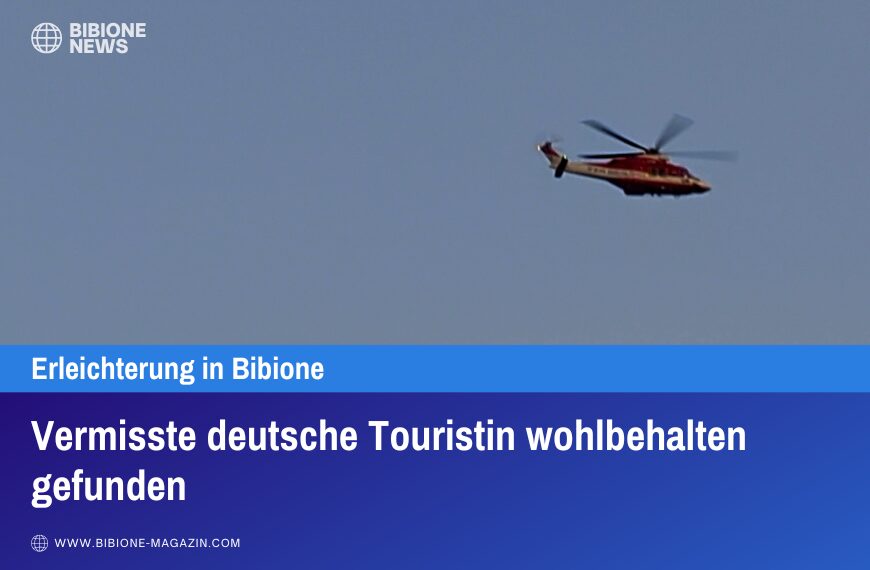 Vermisste deutsche Touristin wohlbehalten gefunden