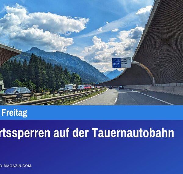 Abfahrtssperren auf der Tauernautobahn