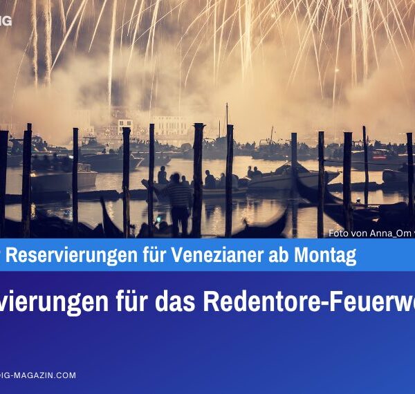 Reservierungen für das Redentore-Feuerwerk 2025