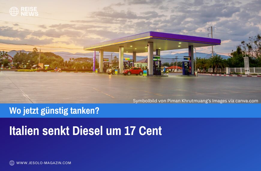 Italien senkt Diesel um 17 Cent